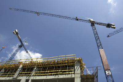 Site with Tower Crane